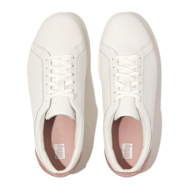 RALLY CRYSTAL-BACKTAB LEATHER SNEAKERS