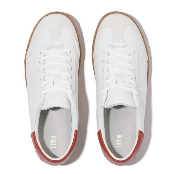 FITFLOP RALLY T-TOE LEATHER CREPE SNEAKERS (Women)