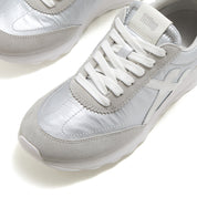 FITFLOP Retro-Q FF Metallic-Fabric/Suede Sneakers (Women)