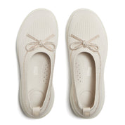 FITFLOP Super-Q Bow Crystal-Trim Knit Ballet Flats (Women)