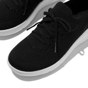 FITFLOP Super-Q Crystal-Trim Knit Slip-On Laced Sneakers (Women)