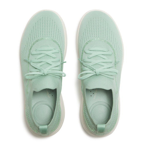 FITFLOP Super-Q Bow Crystal-Trim Knit Ballet Flats (Women)