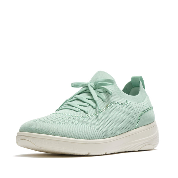 FITFLOP Super-Q Bow Crystal-Trim Knit Ballet Flats (Women)