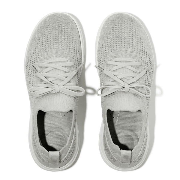 FITFLOP SUPER-Q KNIT SLIP-ON LACED SNEAKERS