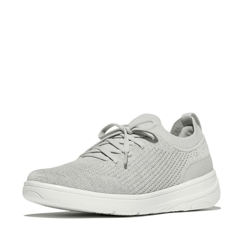 FITFLOP SUPER-Q KNIT SLIP-ON LACED SNEAKERS