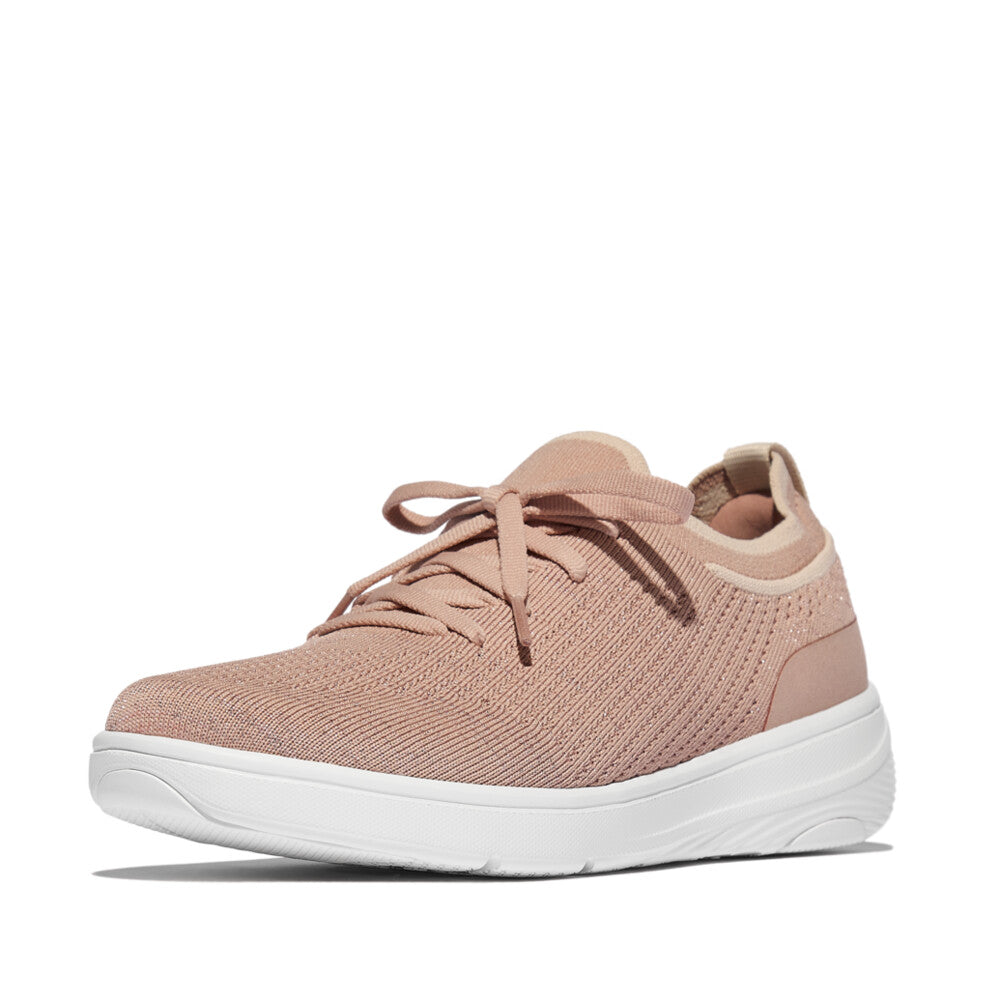 SUPER-Q KNIT SLIP-ON LACED SNEAKERS (WOMEN)