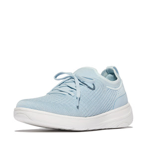 SUPER-Q KNIT SLIP-ON LACED SNEAKERS