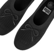 FITFLOP Uberknit Slip-On Ballerina With Bow (Women)