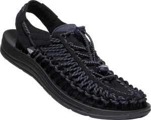 KEEN Uneek Black with Indigo shoelace (Men)