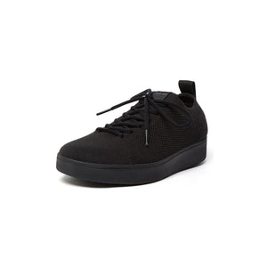 FitFlop Rally e01 MULTI-KNIT Black Trainers (Women)