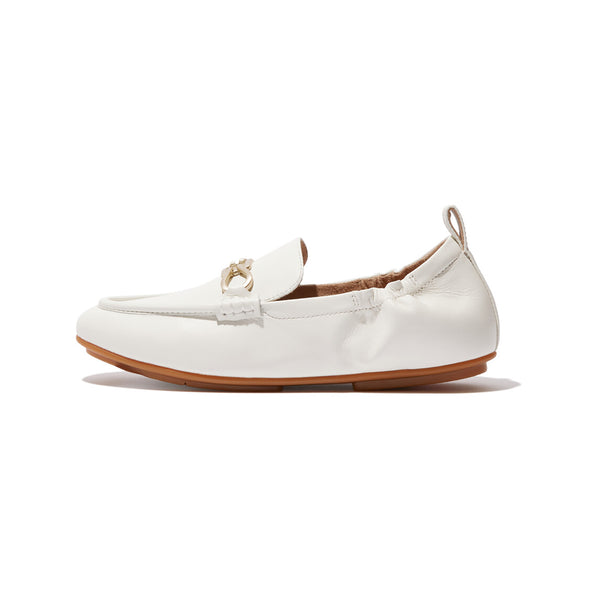 FitFlop ALLEGRO CHAIN LEATHER LOAFERS (Women)