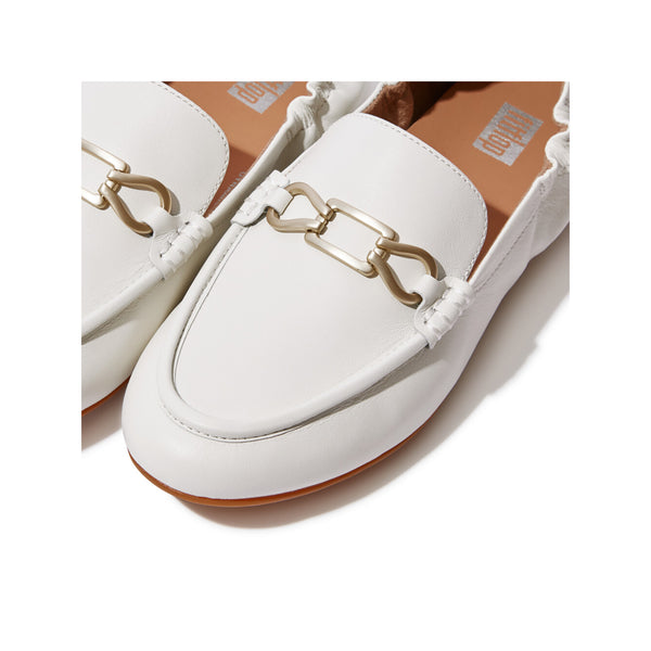 FitFlop ALLEGRO CHAIN LEATHER LOAFERS (Women)