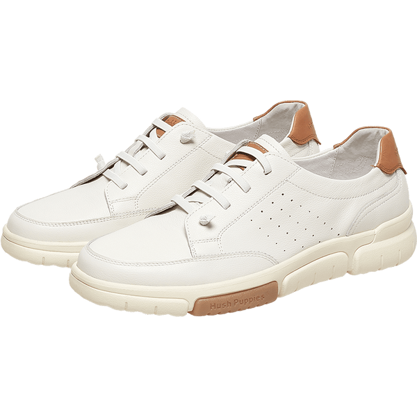 Hush Puppies Nature Connect White with Brown (Men)