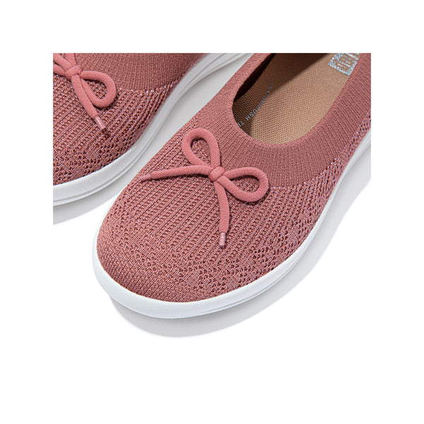 FITFLOP UBERKNIT SLIP-ON BALLERINA WITH BOW